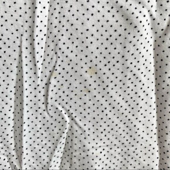 Loft | Women’s | Sleeveless Keyhole Blouse Black Polka Dots | White | XL - Picture 5 of 7